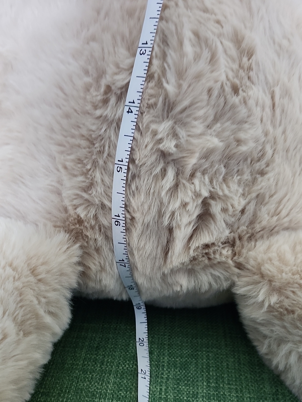 Gigglescape Oversized Plush Beige Bunny Stuffed Animal - Soft Kids Toy - Picture 6 of 7